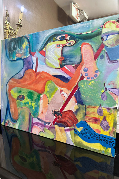 Universe Had a Dream – Abstract Oil Painting on Canvas