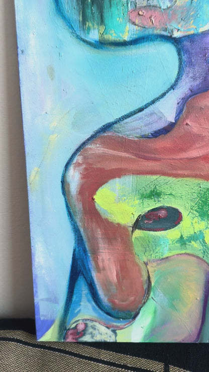 Universe Had a Dream – Abstract Oil Painting on Canvas